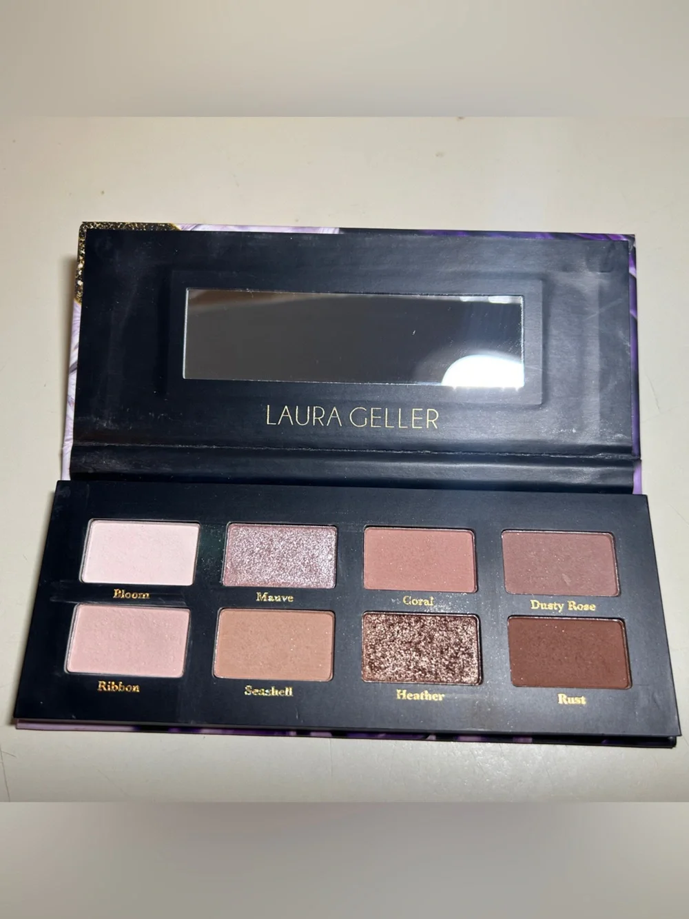Laura Geller Warm Rose & Coral Matte and Shimmer Eyeshadow Palette